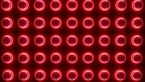 red neon circle pattern background