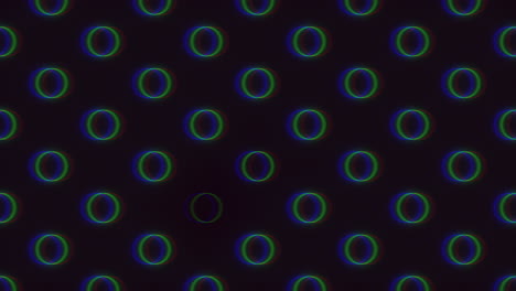 Seamless-neon-circles-pattern-with-glitch-effect-on-black-gradient