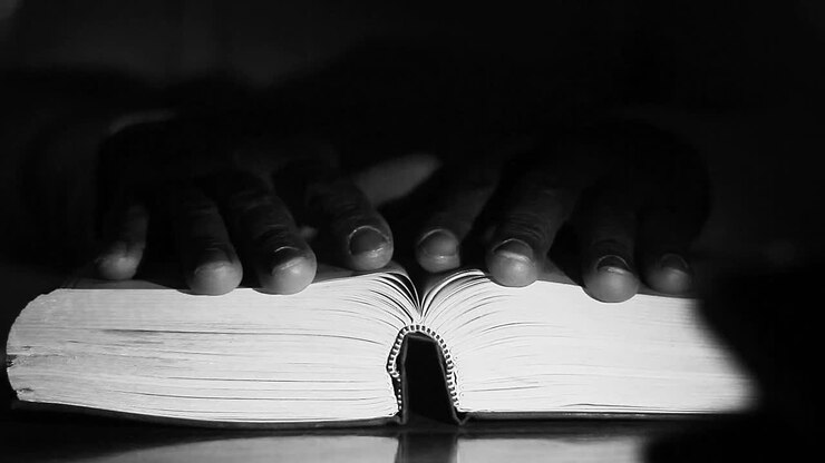 praying to God with bible with people stock video stock footage