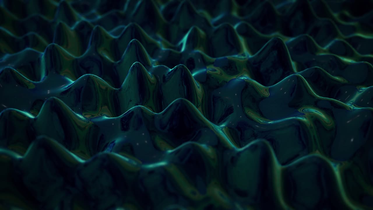 Animated Liquid Metal Waving Pattern