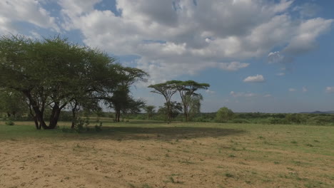 driving wide shot through the african countryside desert-03