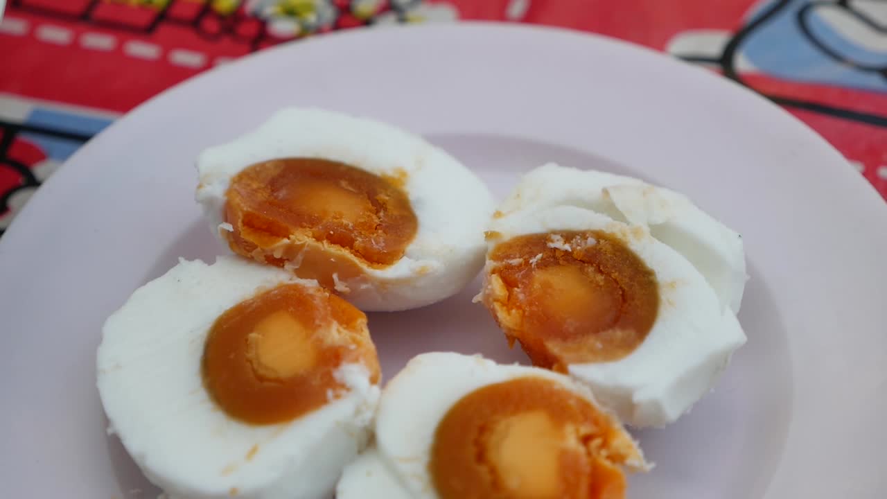 태국식 중국식 삶은 쌀국수와 반찬