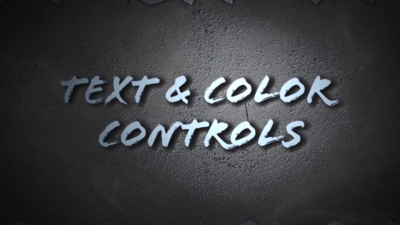 Cinematic Concrete Wall Text Reveal Animation