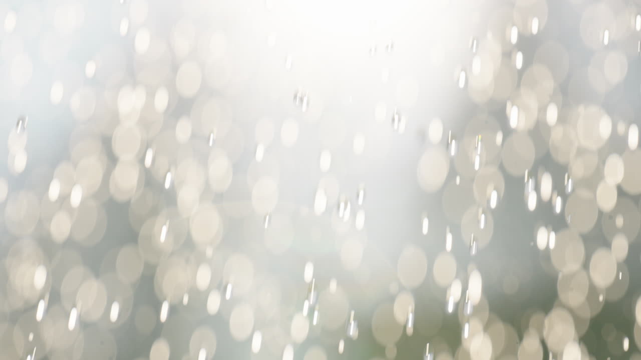 Abstract Bokeh Background with Water Drops