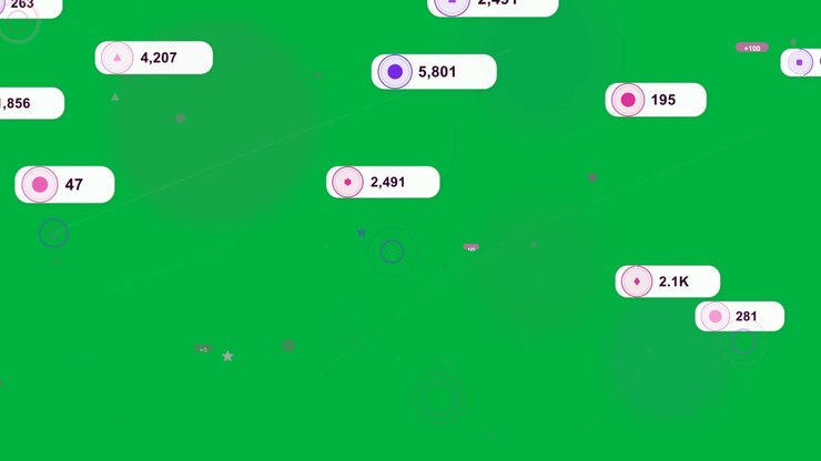 On refresh dashboard nodes pulsing, callouts sliding and updating counts on transparent background