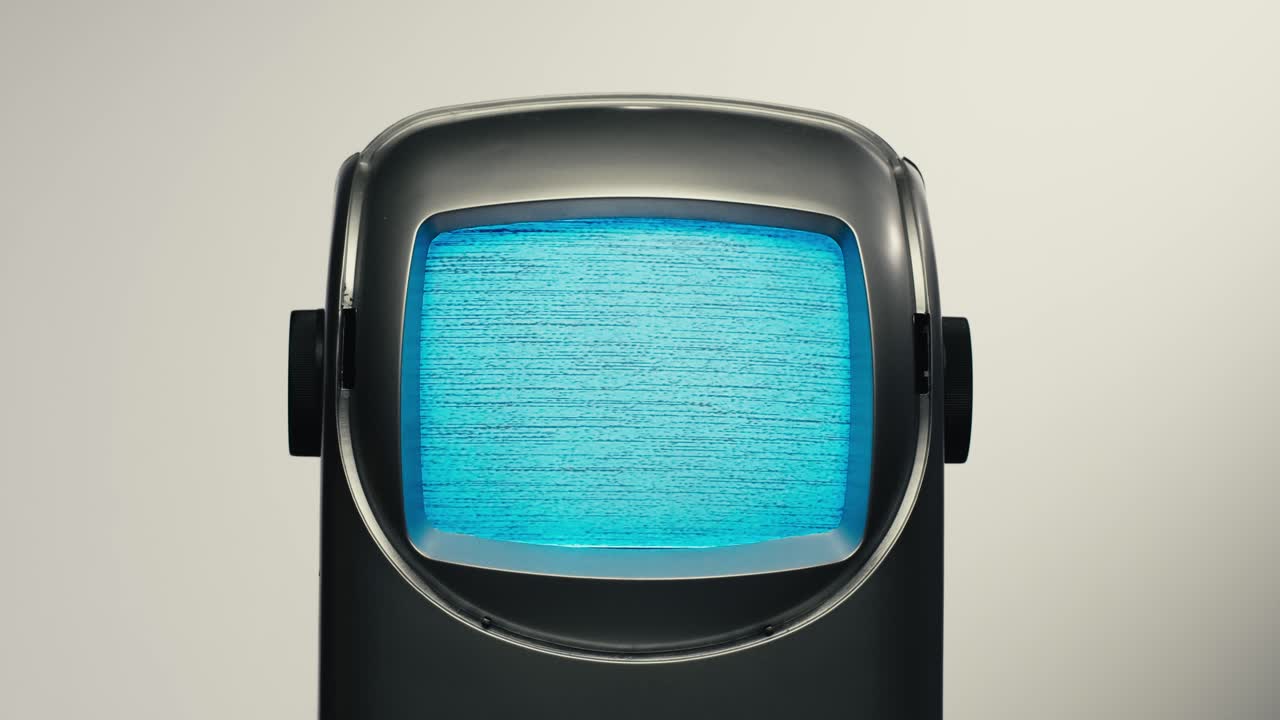 레트로 tv, 노스탈기적인 설정으로 빈티지 tv, 레트로 tv는 화면에 곡물을 표시합니다, 무서운 할로윈 밤 장치, 크로마 키 및 그린 스크린에 좋습니다.