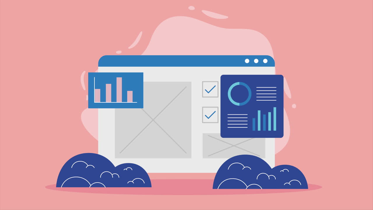 tablero de análisis de sitios web