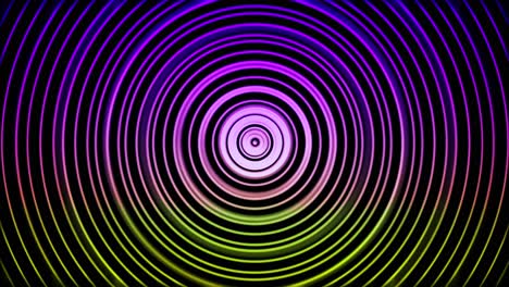 patrón radial abstractamente colorido