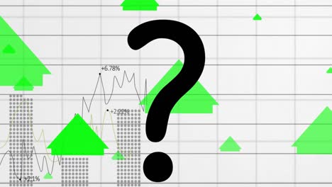 Animation-of-data-processing-over-shapes-and-question-mark