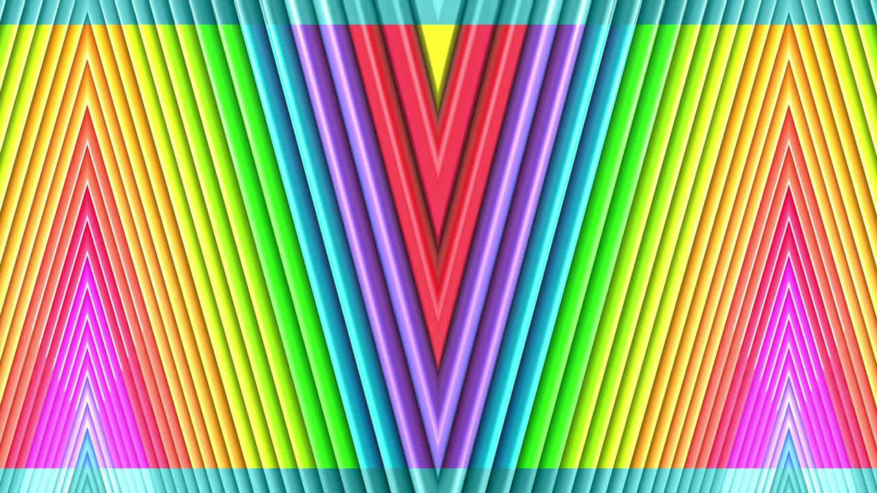 colores del arco iris rayas abstractas, fondo en 4k con pintura brillante brillante animación sin costuras suave con color gradiente líneas rectas 8