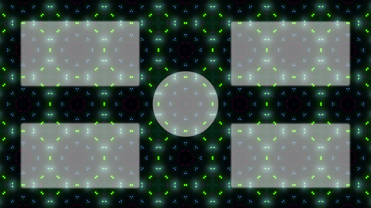 입자 반이는 칼레도스코프 엔드 카드 엔딩 스크린 모션 그래픽