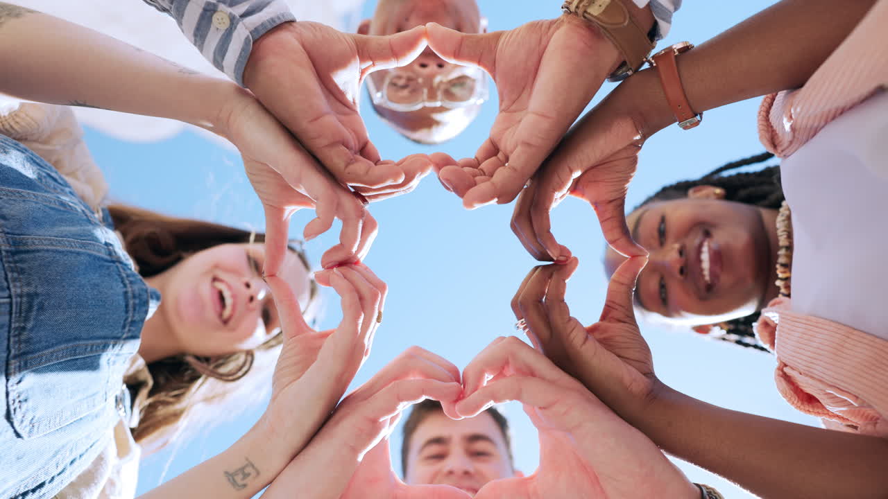 친구 그룹, 심장 손