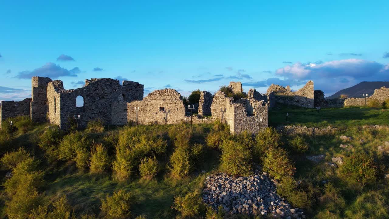 Ancient Albanian Fortress Ruins: Lezhë Castle, Historic Roman and Medieval Military Defense Site