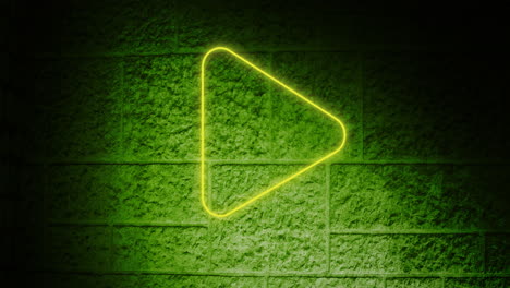 pulgares hacia abajo signo de neón en la pared de ladrillo 4k