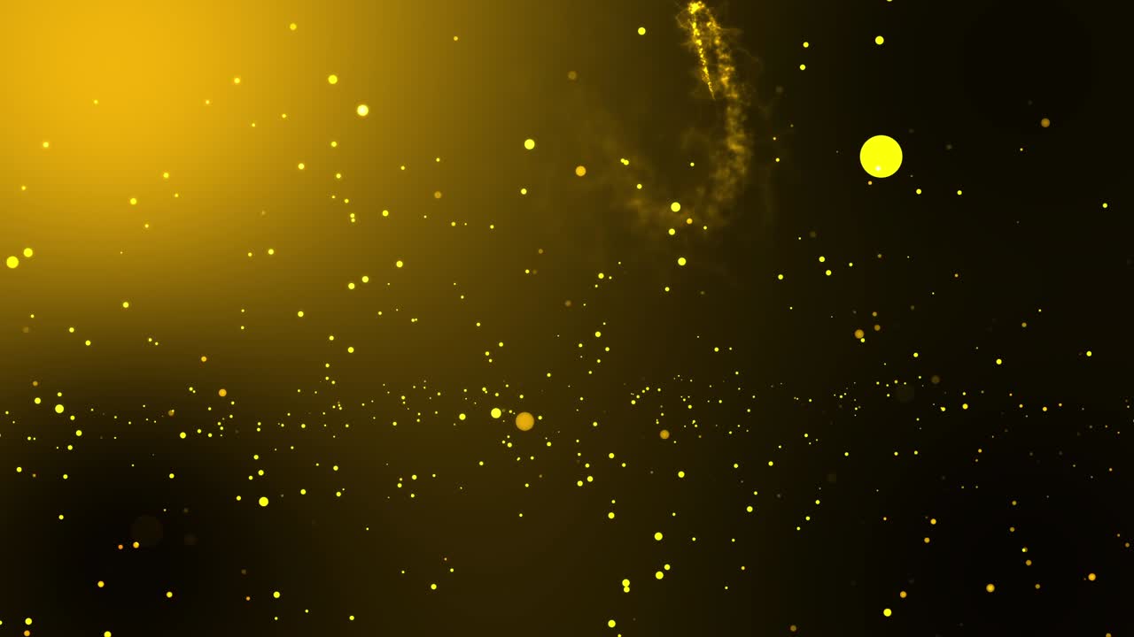 색상 배경에 움직이는 빛 입자 효과