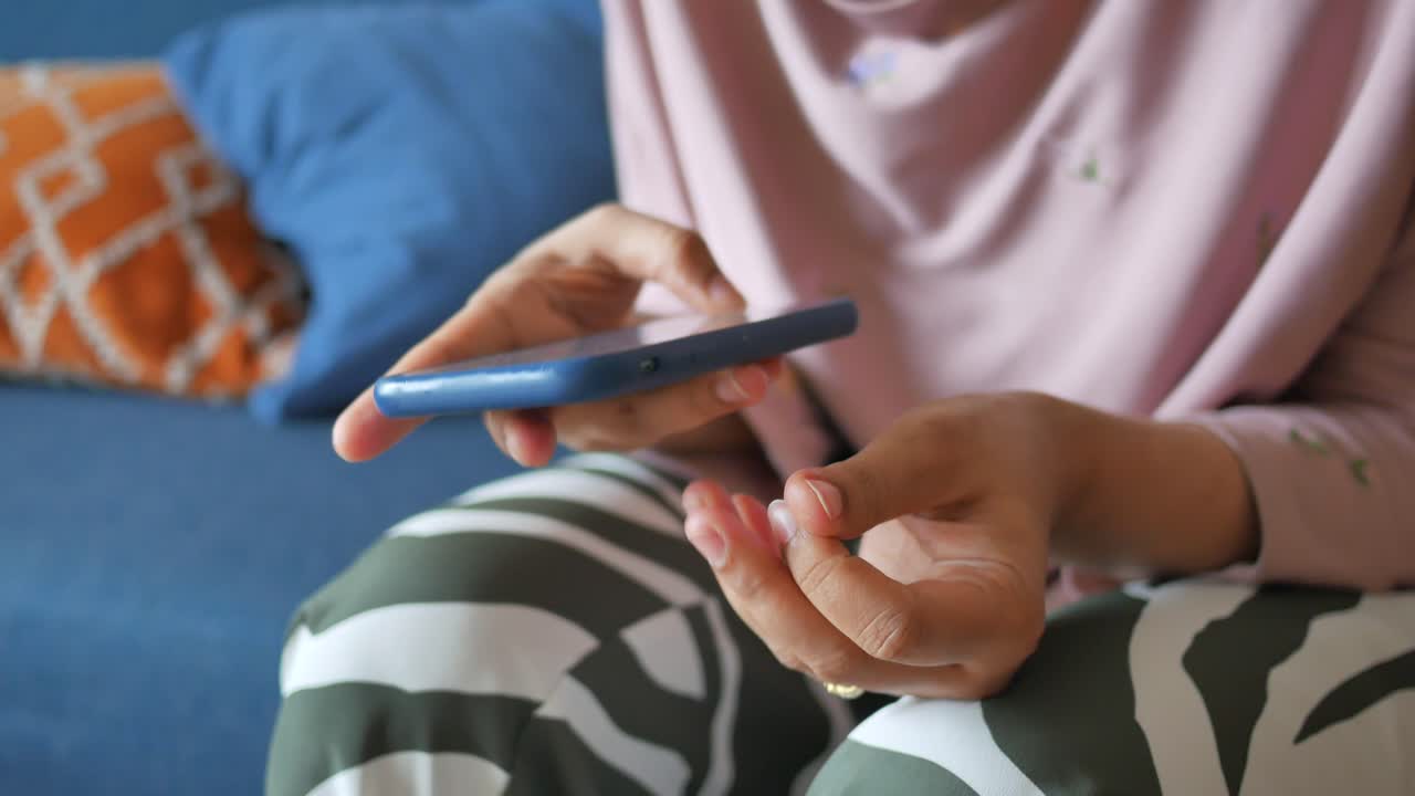 Woman using a mobile phone