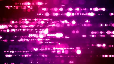 las partículas rosadas brillan