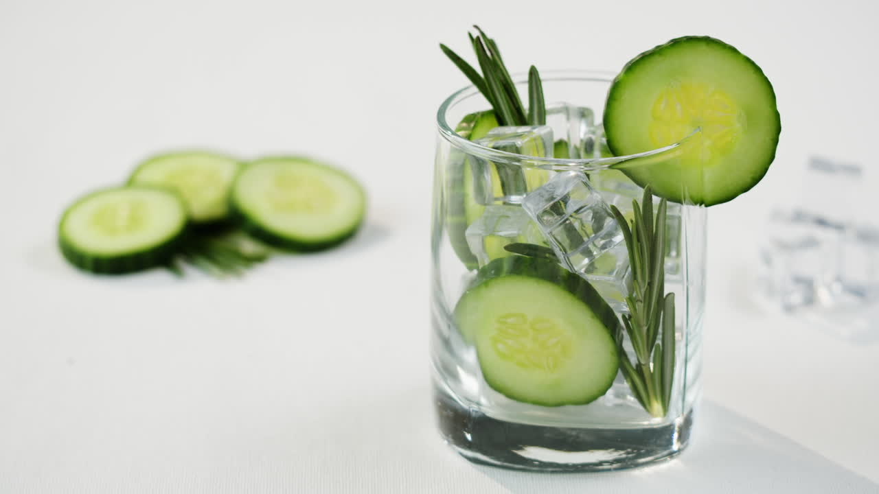 Cucumber Rosemary Refreshing Drink