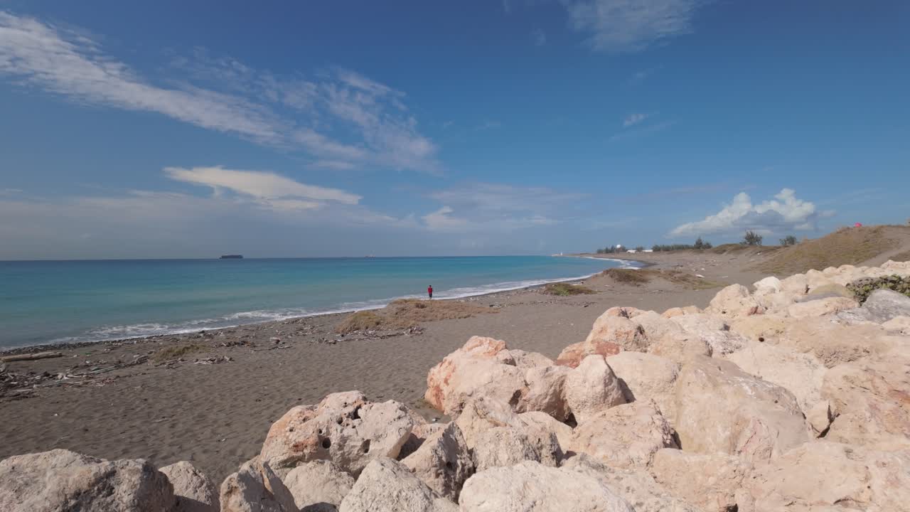 View Of The Caribbean Ocean On The Palisadoes Jamaica