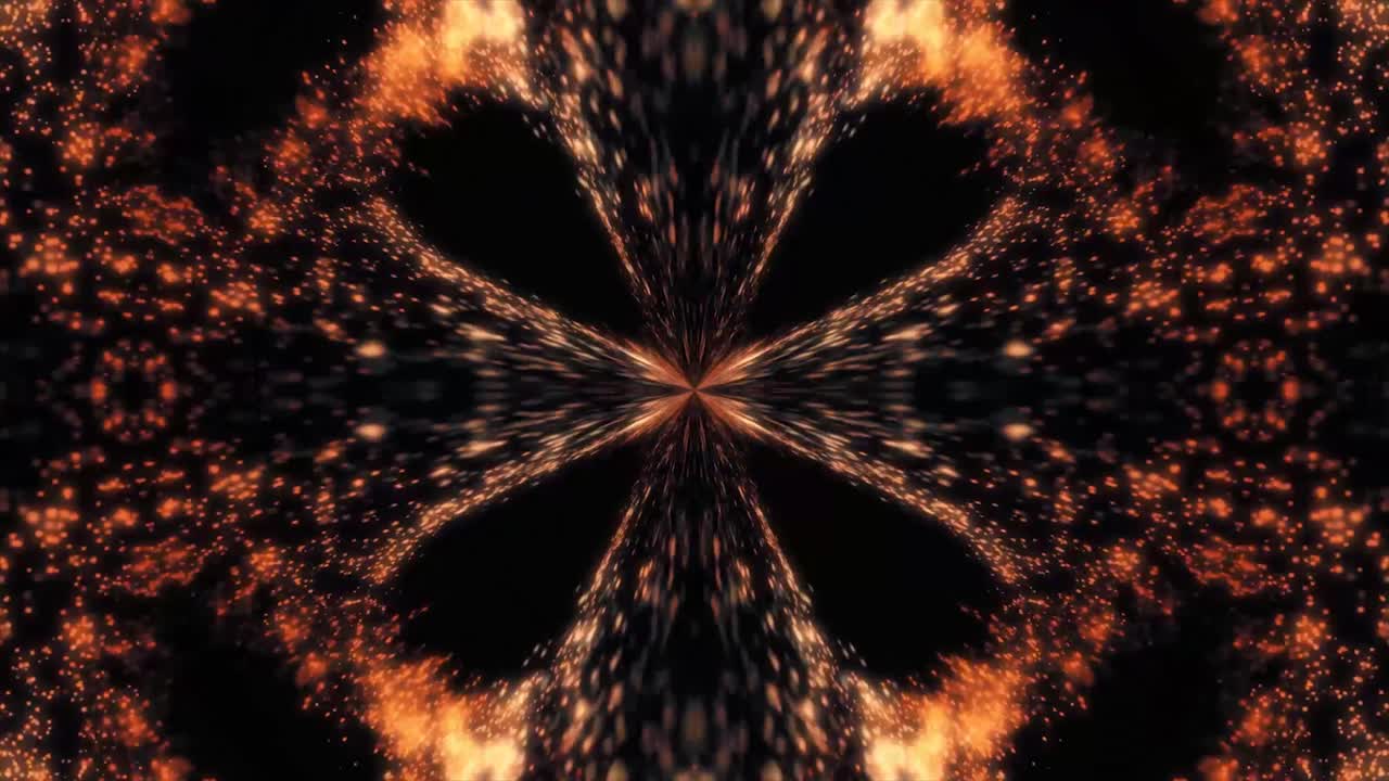 Abstract Fire Particle Design