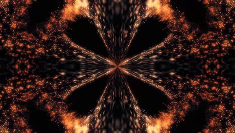 abstract fire particle design