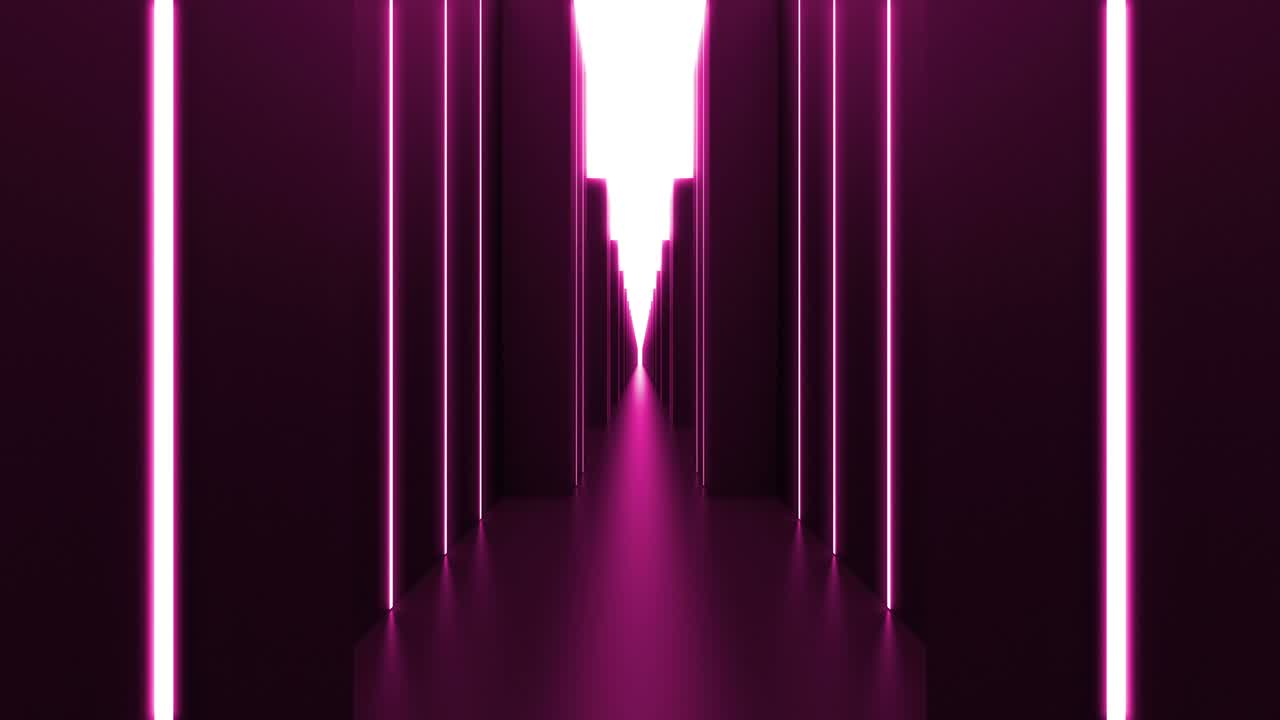 el pasillo de la fiesta rosado y brillante