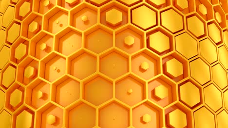 el fondo de los hexágonos