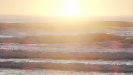 view of waves on seashore