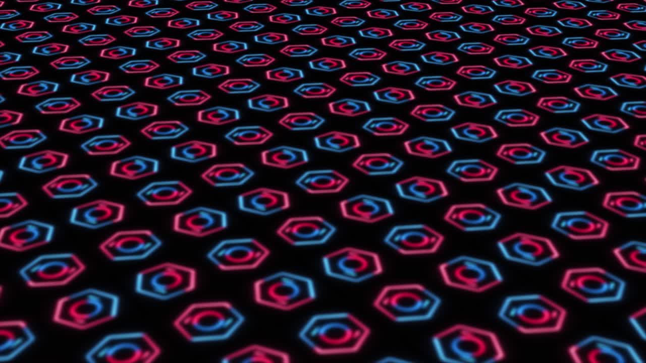 Concept 7-N1 Infinite Abstract Neon Dynamic Background Patterns