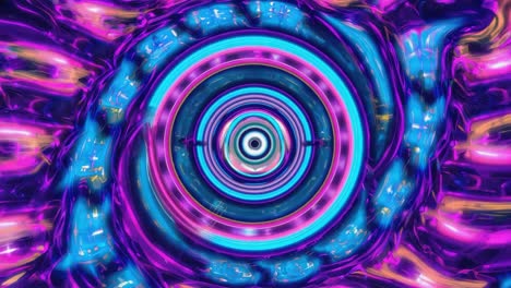 abstract neon tunnel