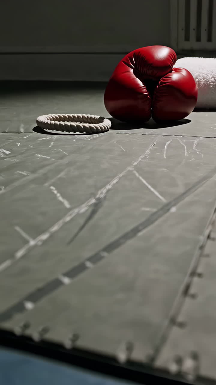 sesión de entrenamiento de boxeo