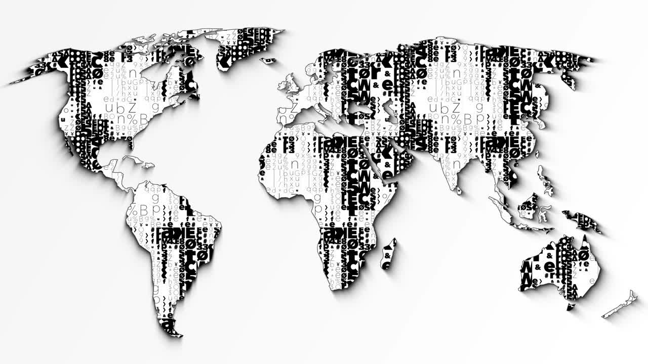 la tipografía de la comunicación mundial resumen