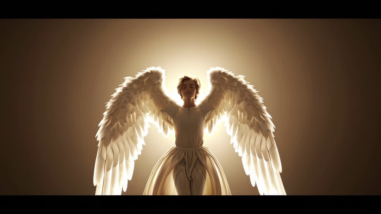 retrato de la juventud angélica