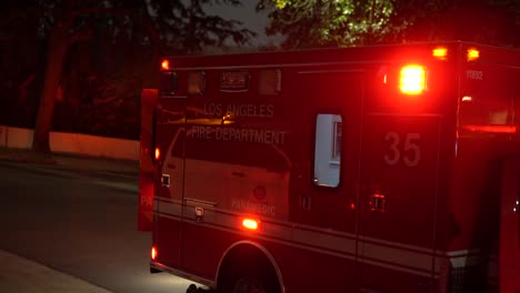 ambulance unit on an emergency call