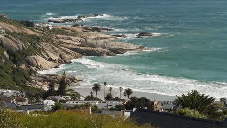 exclusive affluent homes on sandy beach near cape town south africa