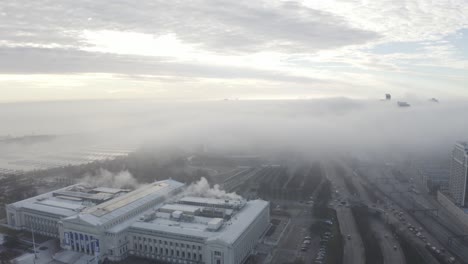 Foggy-Soldier-Field-Home-of-the-Chicago-Bears