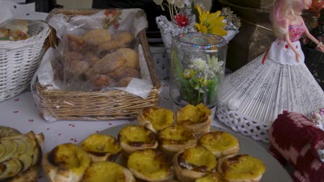 delicious kings day cakes sold at a winter market in the north of portugal