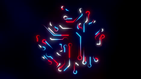 neon circuit board design