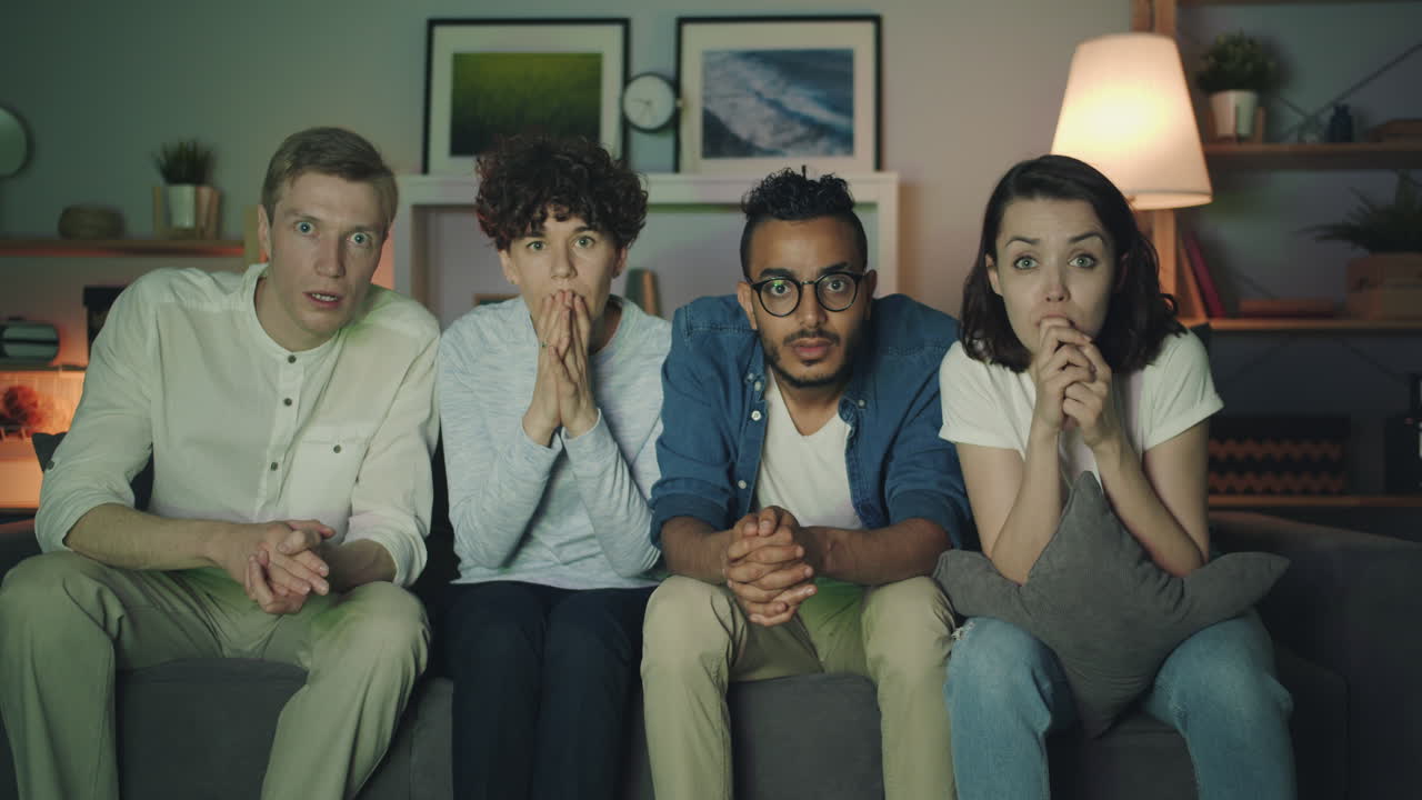 Friends Watching a Movie/Show