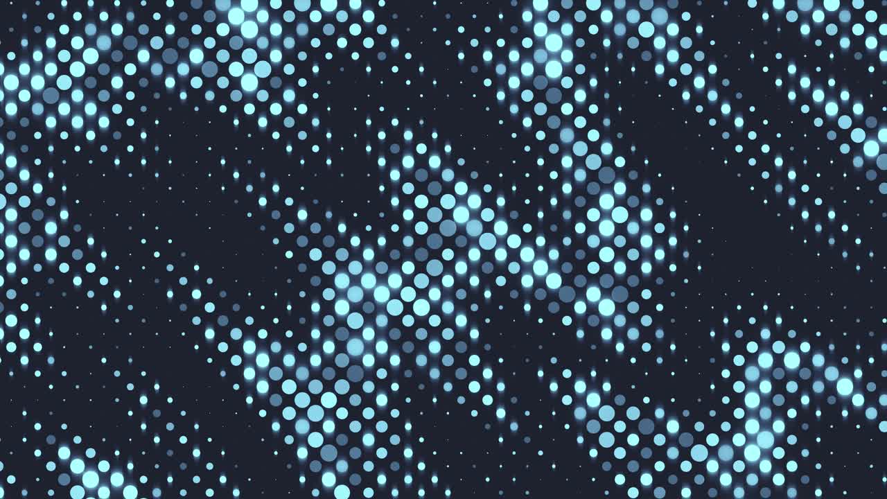 Light Blue Halftone Dots Shimmering Abstract Background