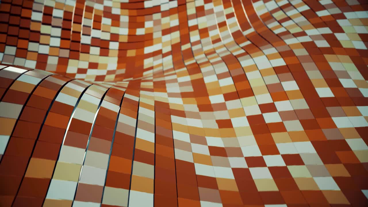 malla cúbica abstracta de 4 k.