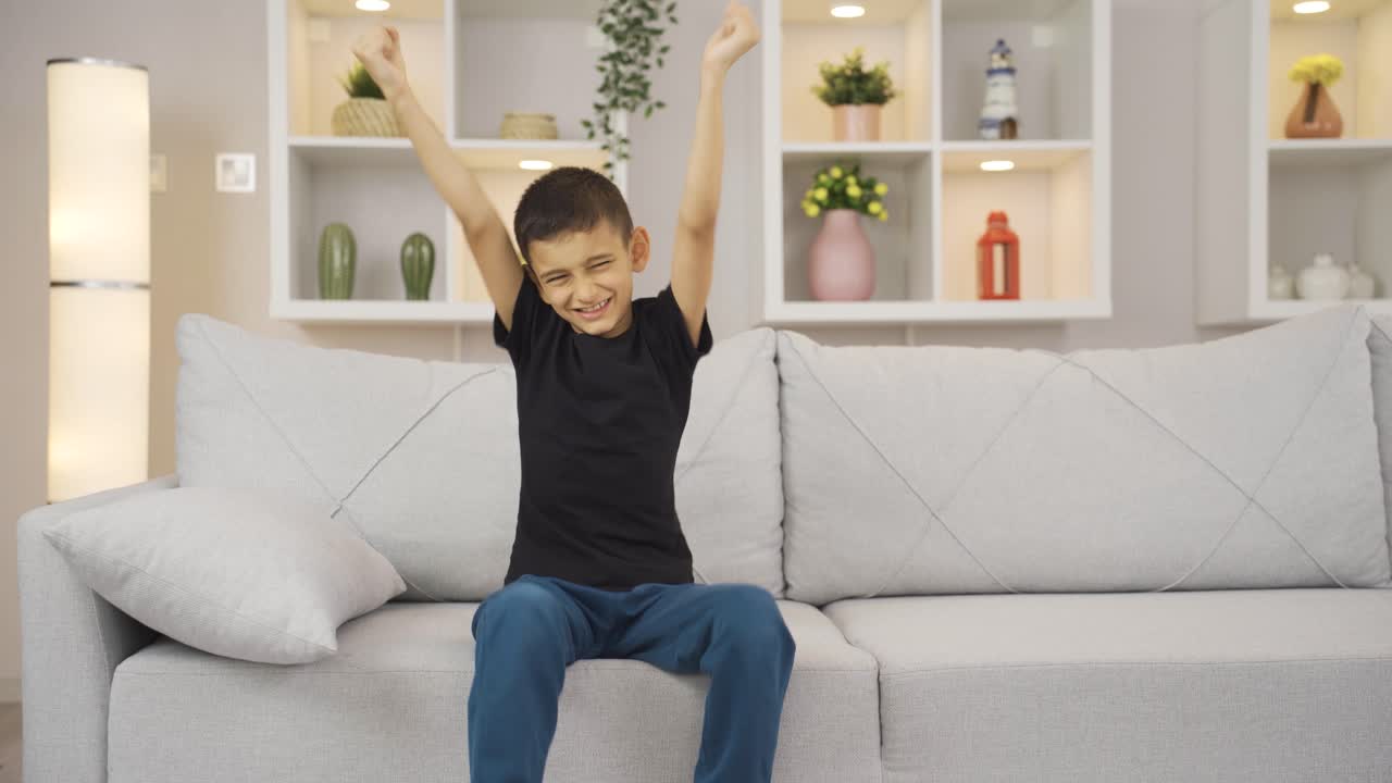 A lively and energetic boy.
