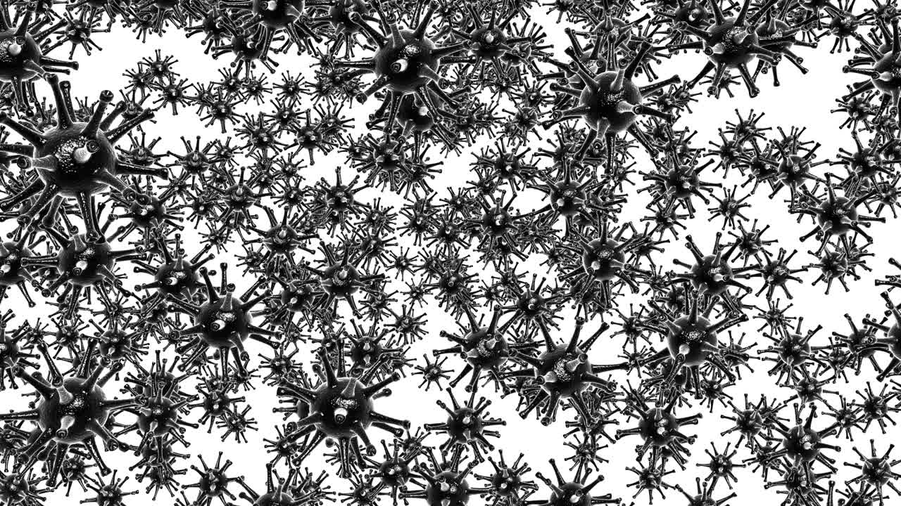 enfermedad enfermedad. síntomas, tratamiento. enfermedad, síntomas de enfermedad concepto. biología concepto de ciencia médica. coronavirus concepto de virus corona. virus epidémico. capaz de hacer un bucle sin problemas 4k /