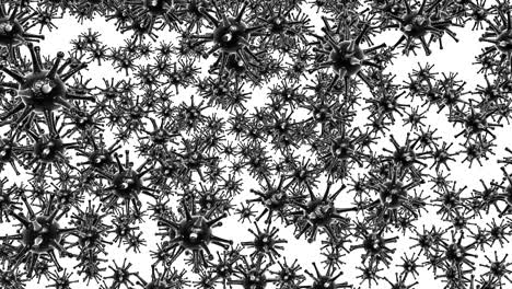 enfermedad enfermedad. síntomas, tratamiento. enfermedad, síntomas de enfermedad concepto. biología concepto de ciencia médica. coronavirus concepto de virus corona. virus epidémico. capaz de hacer un bucle sin problemas 4k /