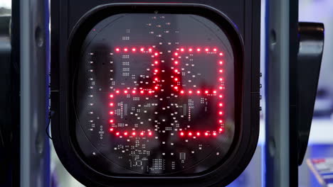 digital display showing the number 30