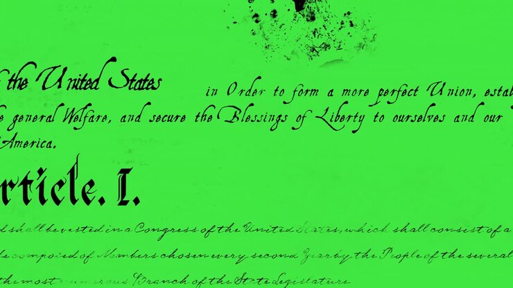 Written constitution of the United States 4k
