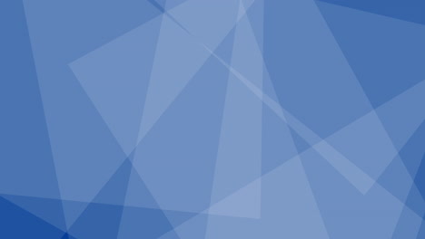rotating blue triangles – loopable dynamic abstract background with translucent overlapping geometric shapes in smooth motion
