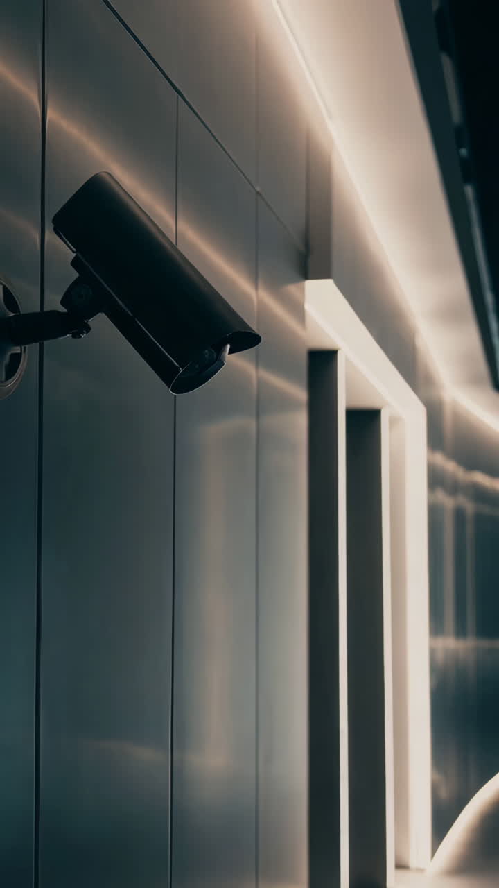Security Camera in a Modern Building
