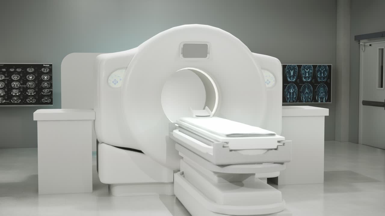внутреннее отделение рентгенографии с мрт-сканером в больнице
