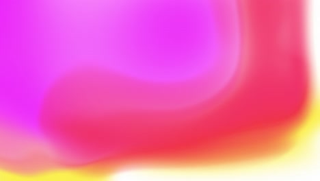animación de formas brillantes de gradiente multicolores abstractas fuera de foco